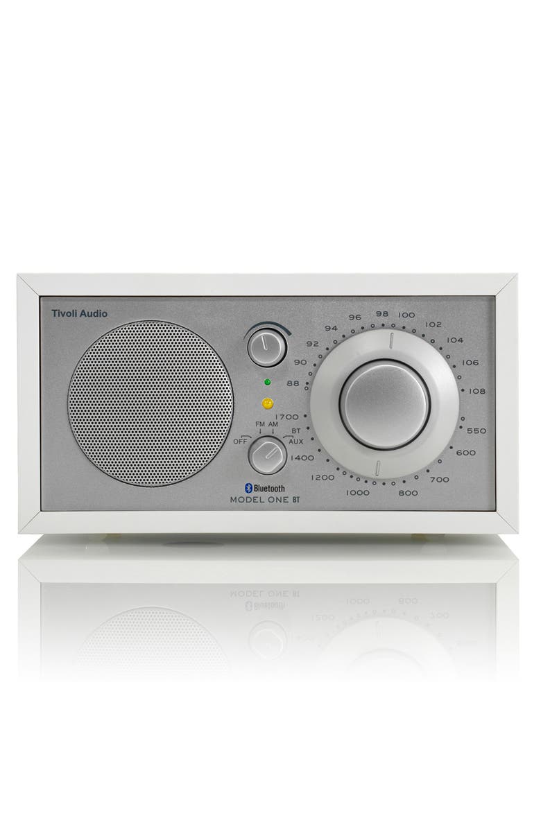 Tivoli Audio Model One AM/FM Radio with Internal Bluetooth Speaker, Main, color, White