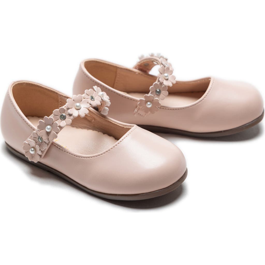 Tulleen Floral-strap Ballerina Shoes In Pink