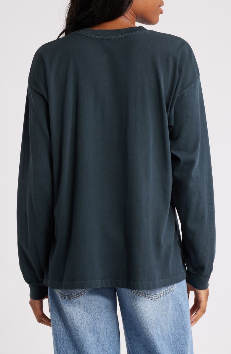 Daydreamer Loretta Lynn Lookin' Long Sleeve Cotton Graphic T-Shirt, Alternate, color, Vintage Black