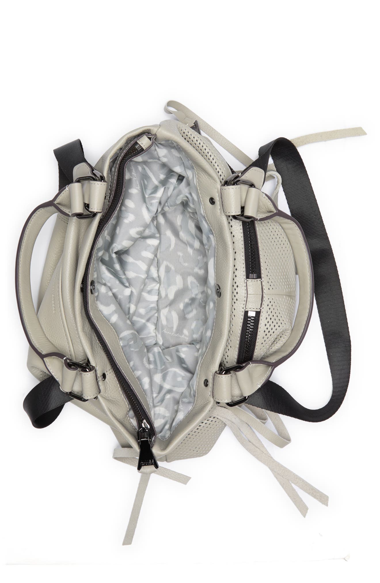 Kestenberg Misfit Triple Entry Tote Bag, Alternate, color, ELEPHANT GREY