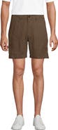 Lands' End 7" Classic Fit Linen Blend Short