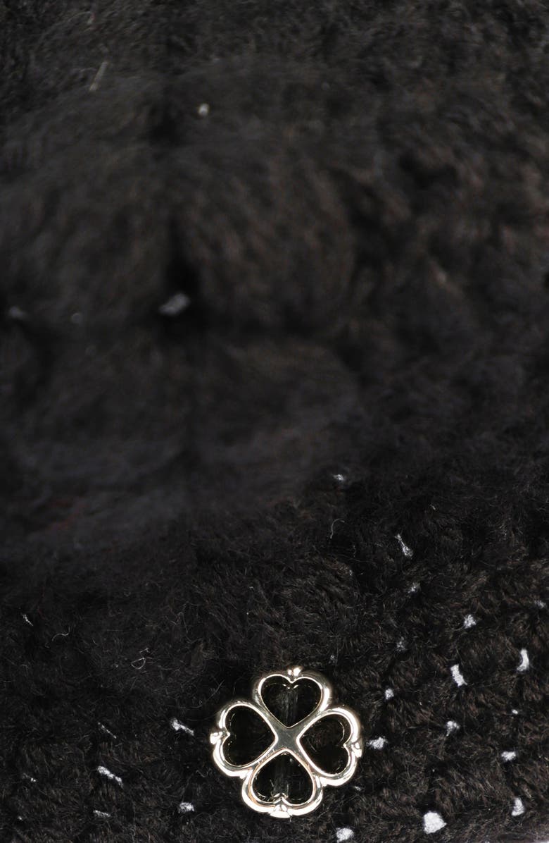 Kate Spade New York crochet beret hat, Alternate, color,