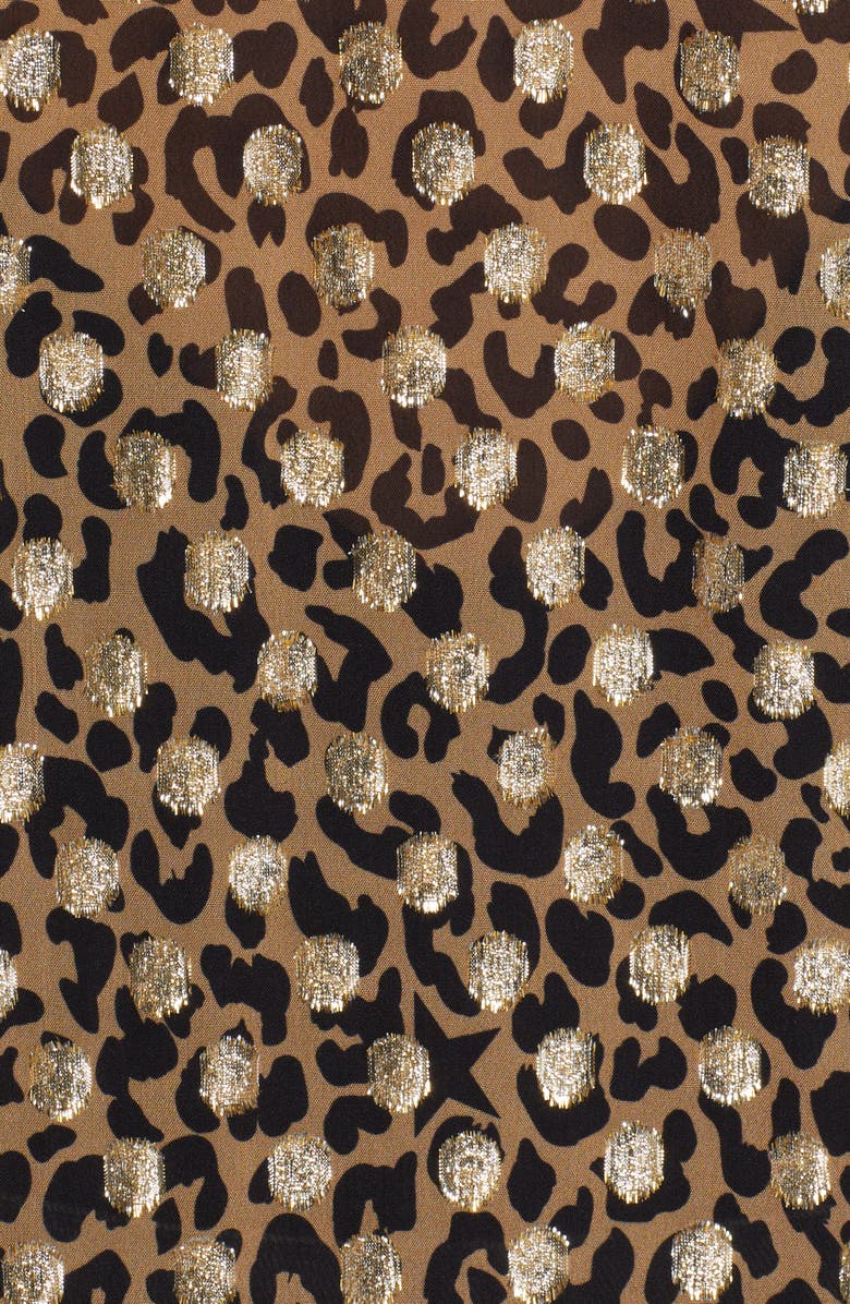 Golden Goose Batilda Shimmer Dot Fil Coupé Blouse, Alternate, color,