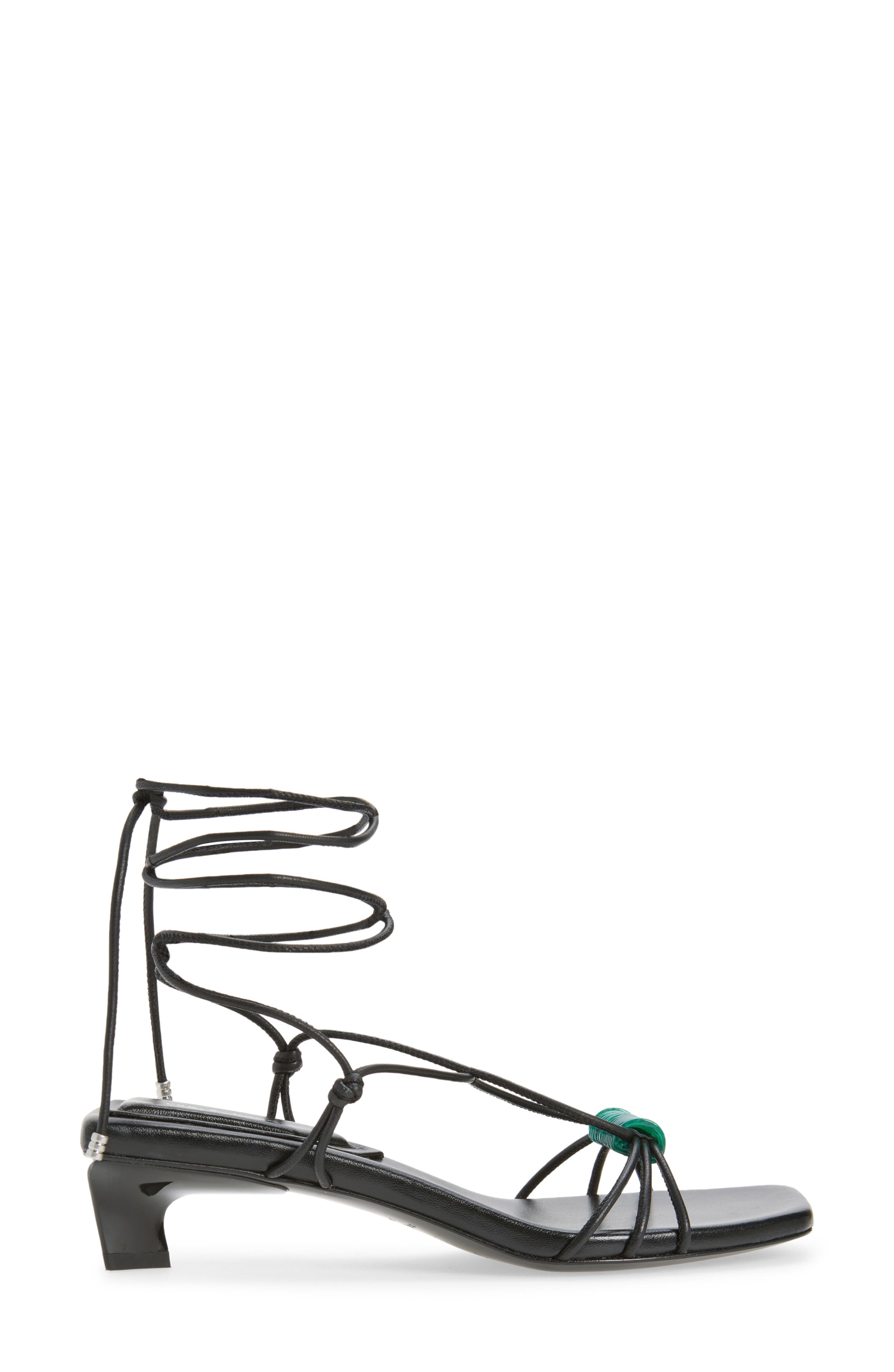 rag & bone Liv Ankle Wrap Kitten Heel Sandal, Alternate, color, 