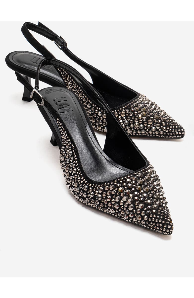 Prologue Shoes Thea Slingback Pointed Toe Pump, Main, color, Black