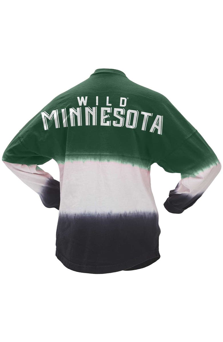 SPIRIT JERSEY Women's Fanatics Branded Green/Black Minnesota Wild Ombre Long Sleeve T-Shirt, Alternate, color, Green