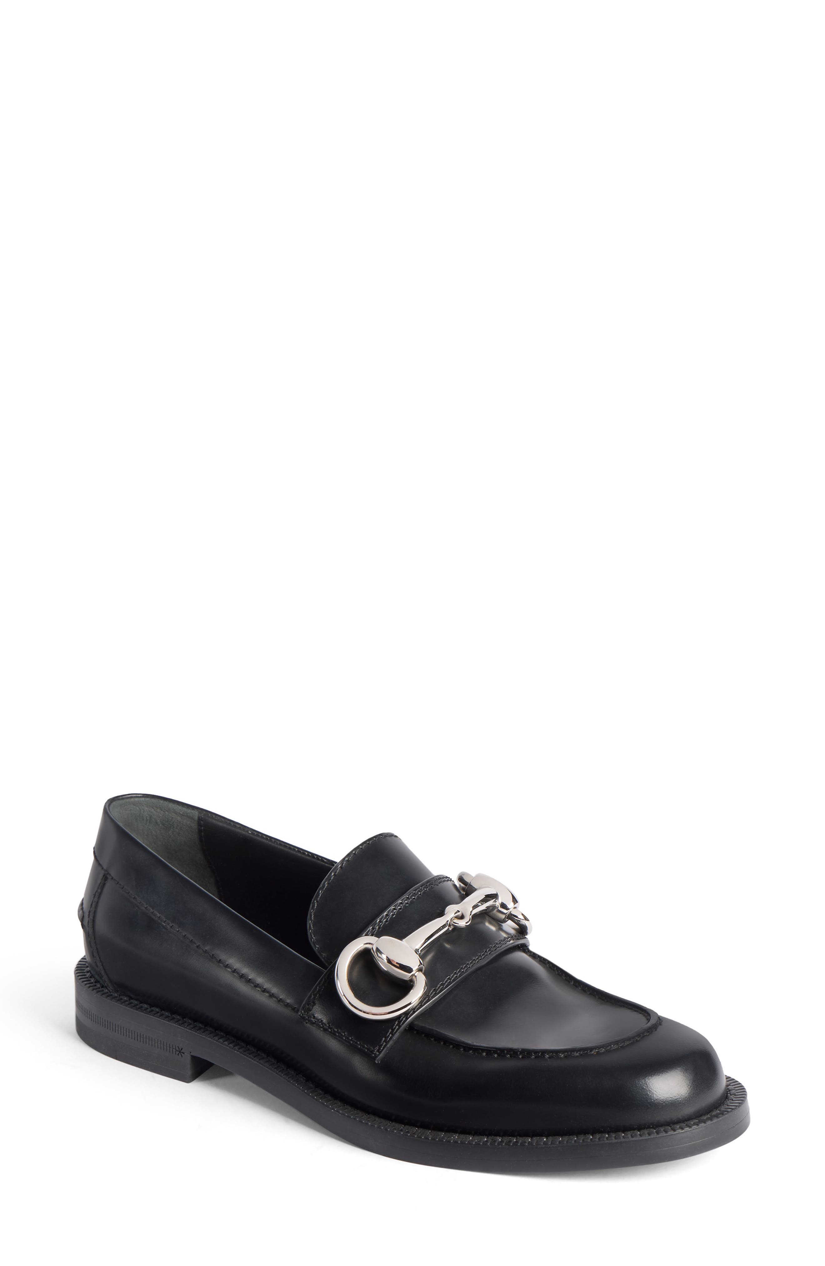 Emily Horsebit Loafer, Main, color, 1000 NERO