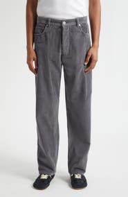 Bottega Veneta Matt Wide Leg Corduroy Pants