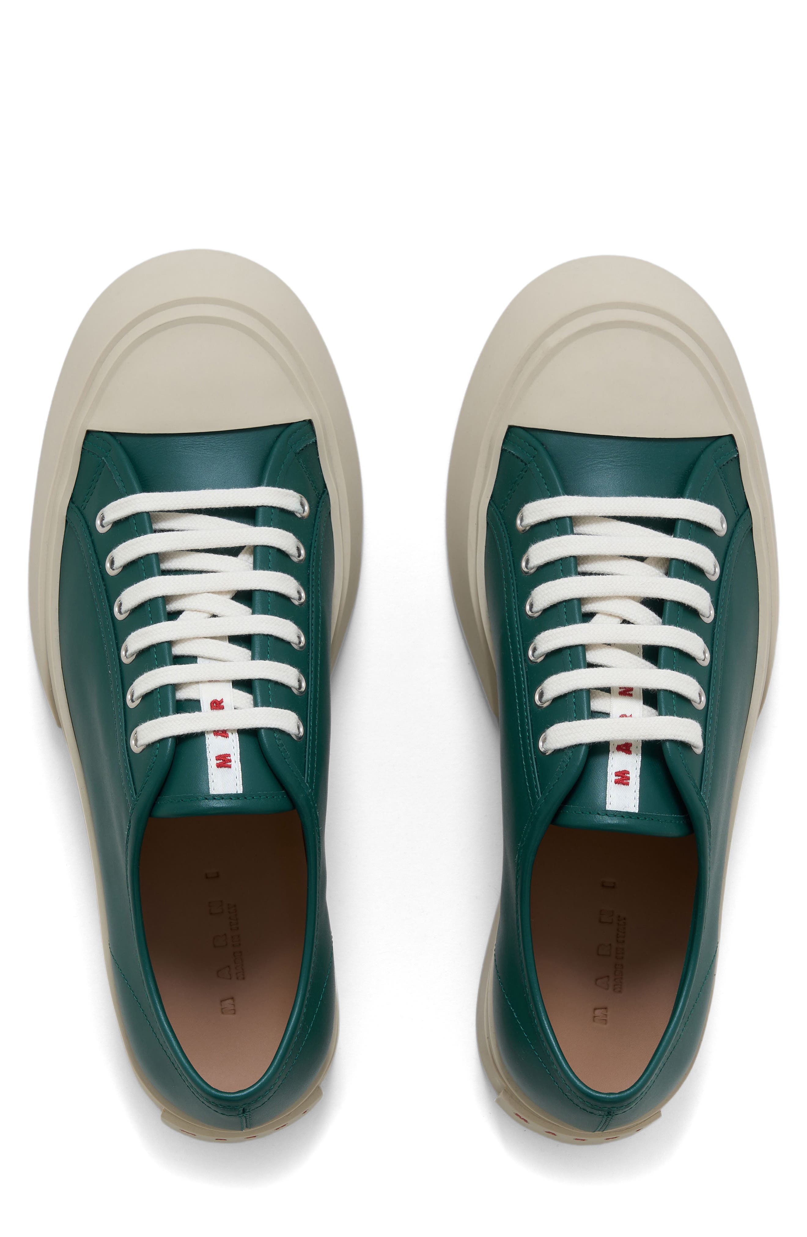 Marni Pablo Low Top Sneaker, Alternate, color, Forest Green