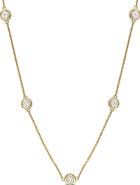 Julianna B. 1-3/4 CTW Lab-Grown Diamond Station Necklace 14K