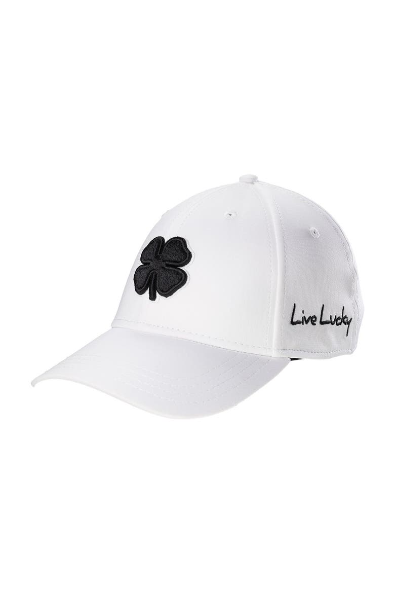 Premium Clover 1 Hat, Alternate, color, White