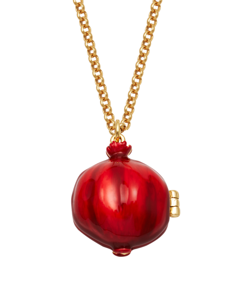 Pomegranante Locket Necklace