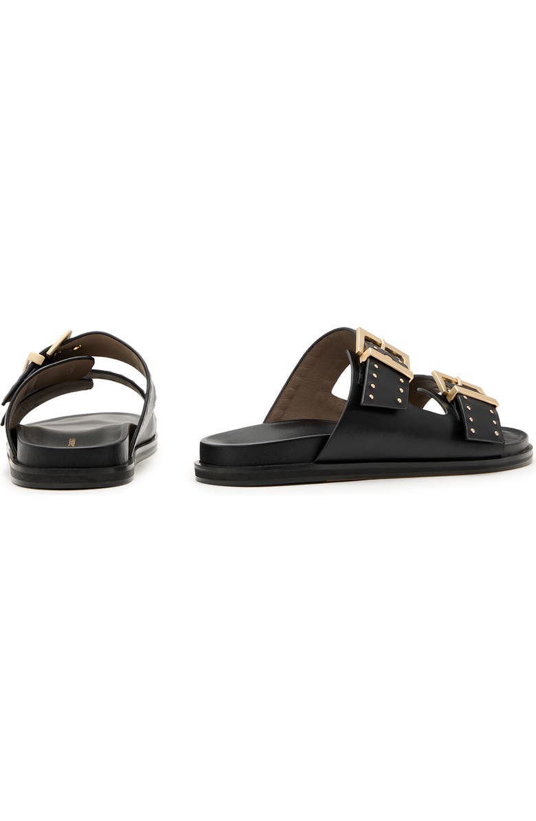 AllSaints Magda Two-Strap Stud Sandal, Alternate, color,