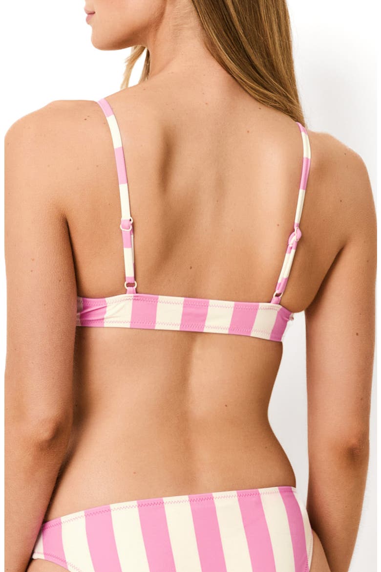 The Rachel Stripe Swim Top, Alternate, color, 1 INCH STRIPE BON BON