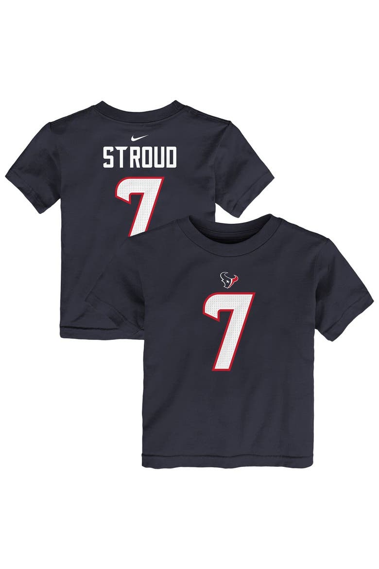 Toddler Nike C.J. Stroud Navy Houston Texans Player Name & Number T-Shirt, Alternate, color, Navy