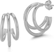 GLAZE JEWELRY Triple Hoop Earrings