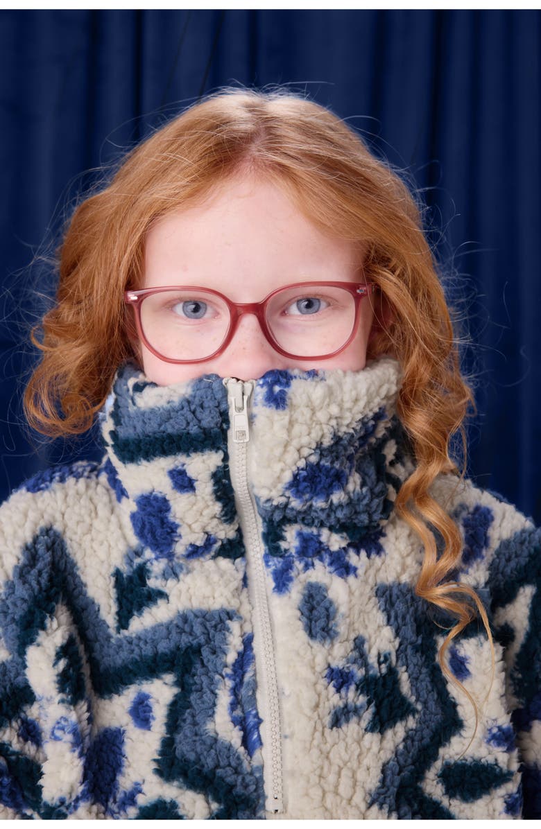 Tea Collection Teddy Fleece Pullover, Alternate, color, 