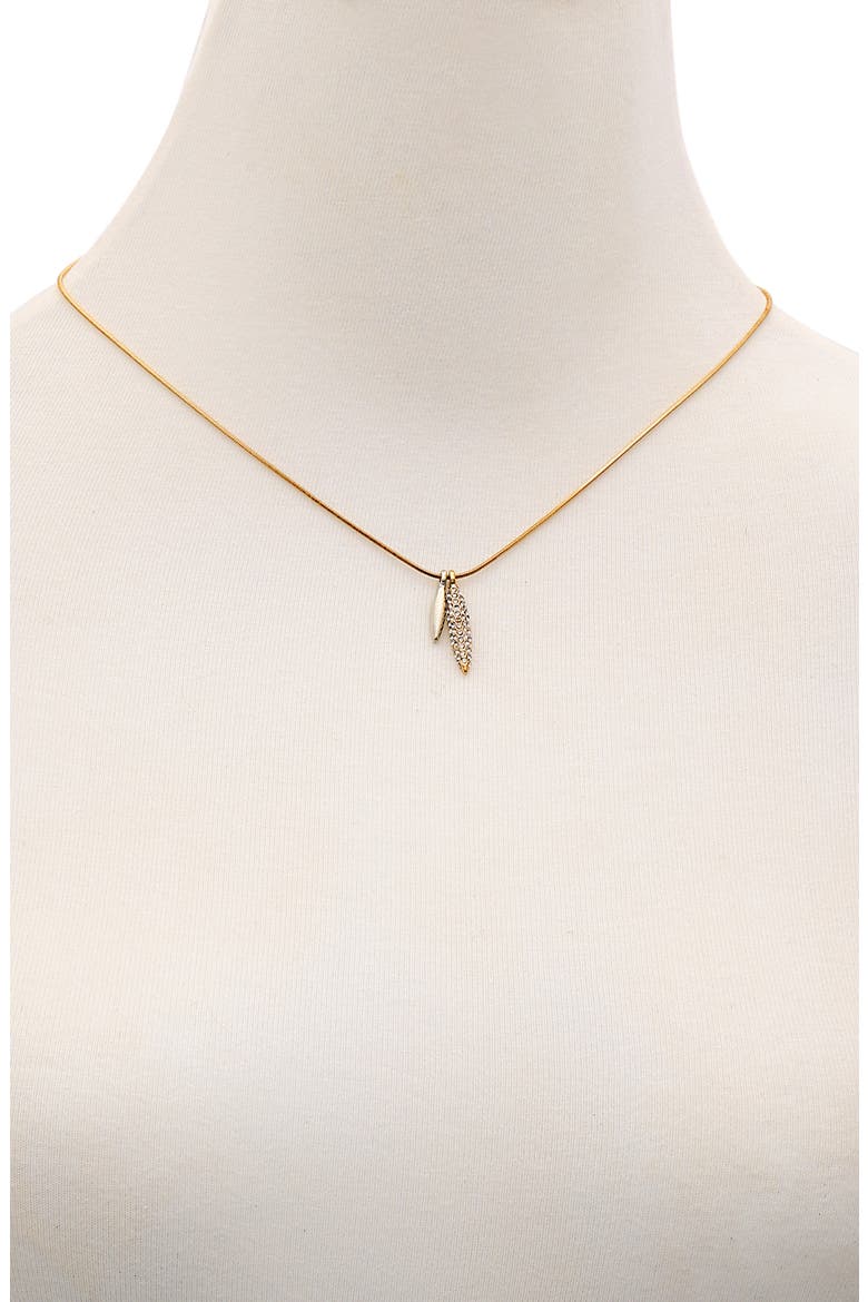 Two-Tone Pendant Necklace, Alternate, color, TWO TONE