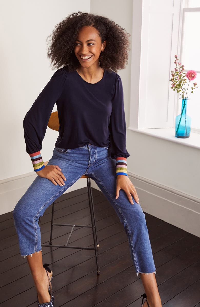 Boden Olivia Jersey Top, Alternate, color,