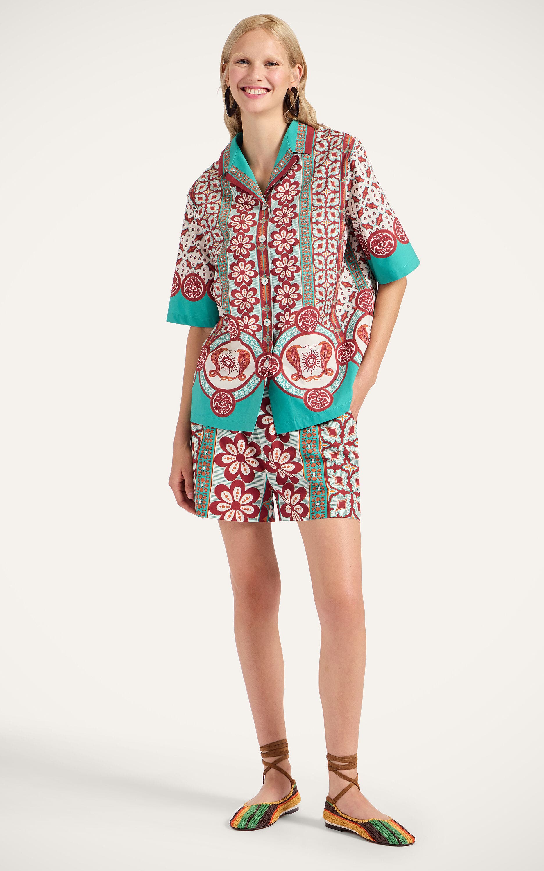 Pull-Up Shorts Pagoda Placee Rust