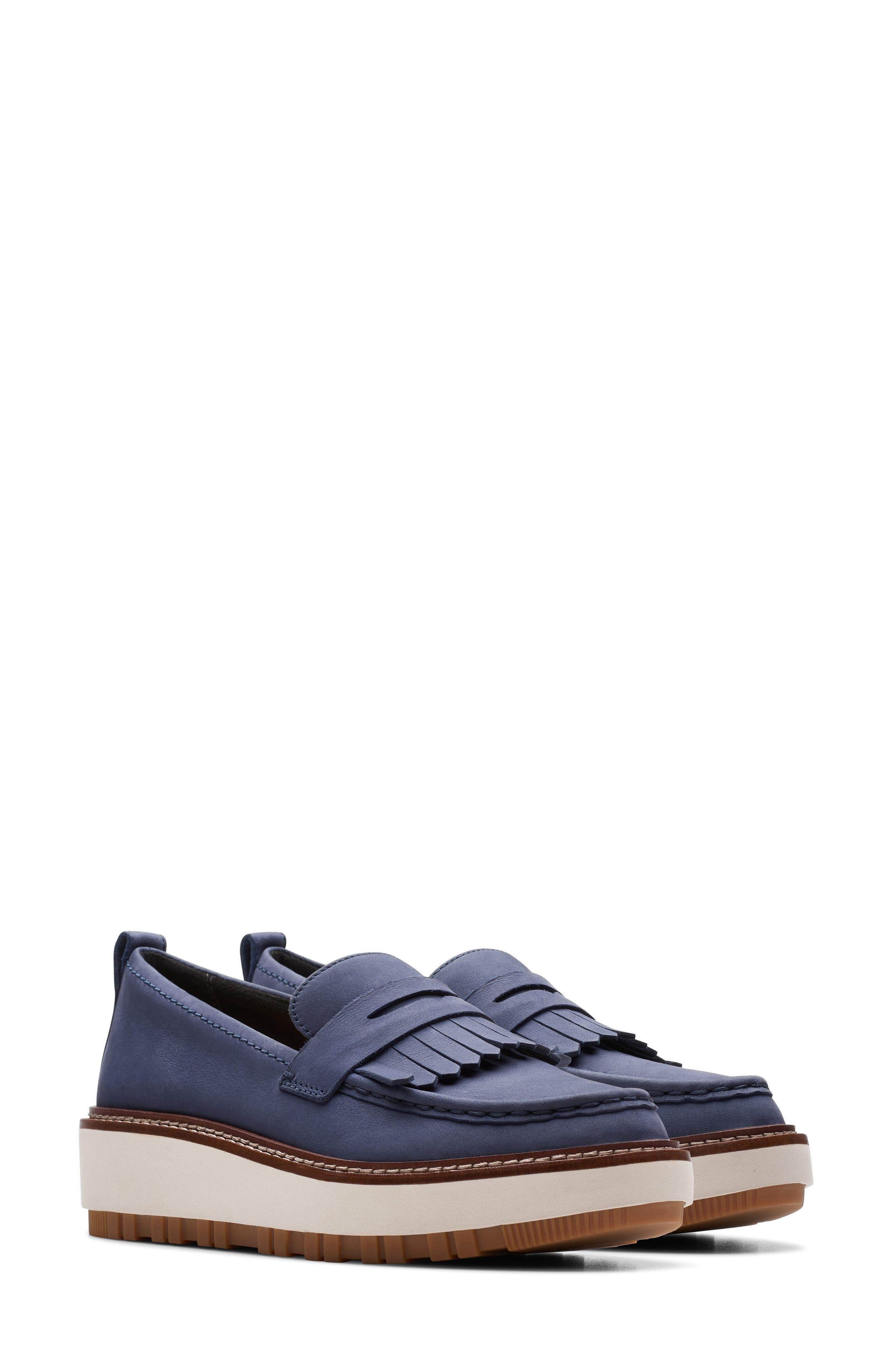 Clarks<sup>®</sup> Orianna Platform Penny Loafer, Main, color, 