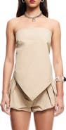 LIONESS New York Strapless Bandana Top
