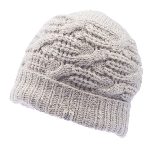 Side Cable Knit Beanie
