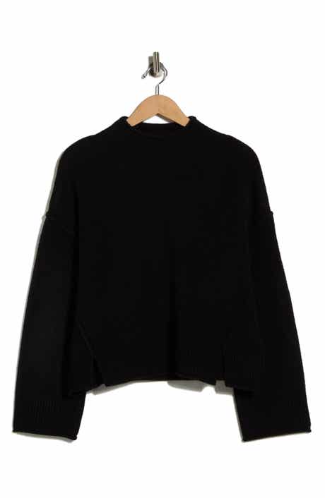 MAX STUDIO Exposed Seam Turtleneck Sweater