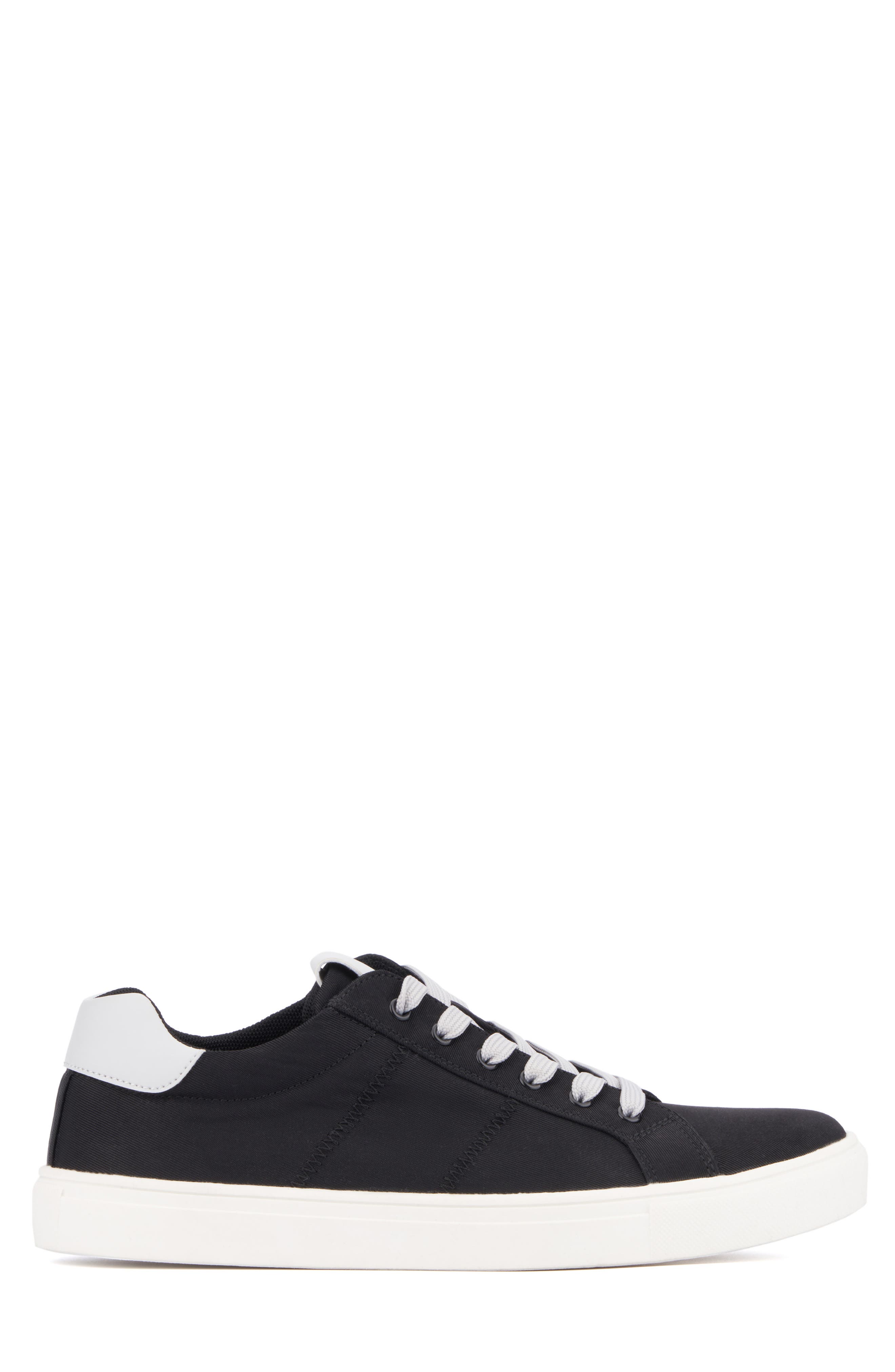 NEW YORK AND COMPANY Brad Low Top Sneaker, Alternate, color, Black
