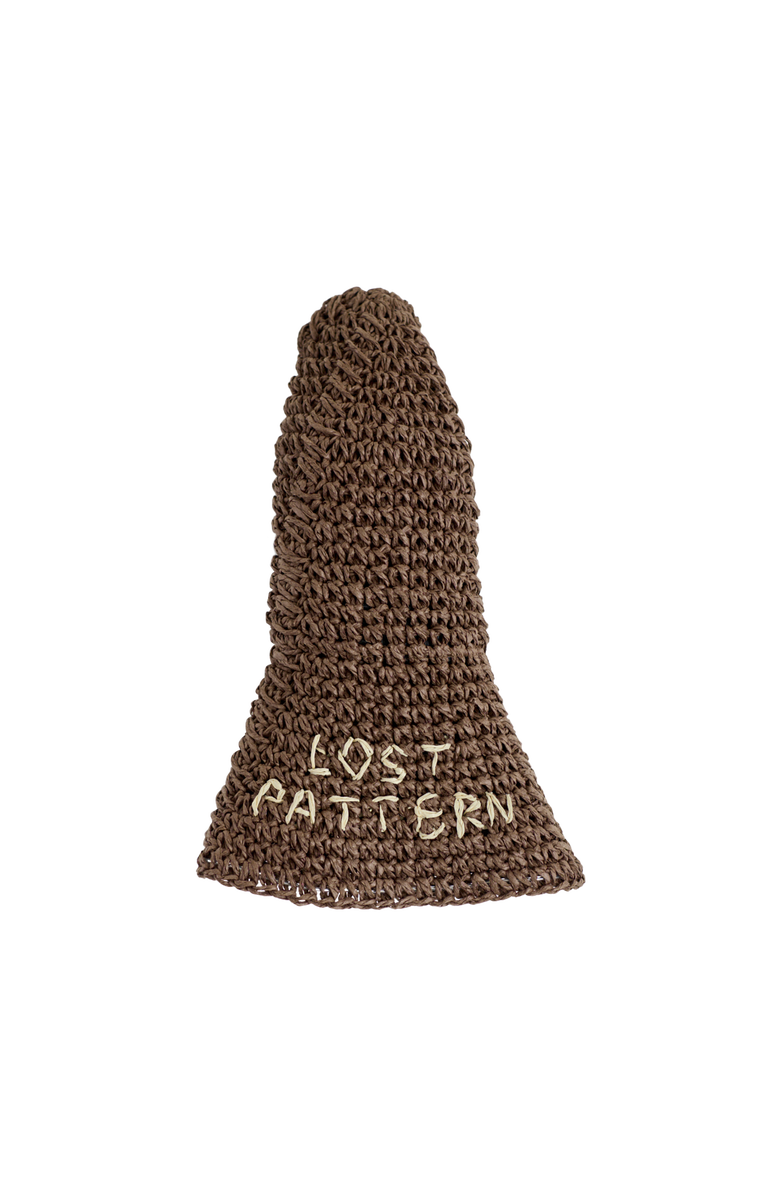 Lost Pattern "Wanderlight" Packable Straw Hat, Alternate, color, Coffee