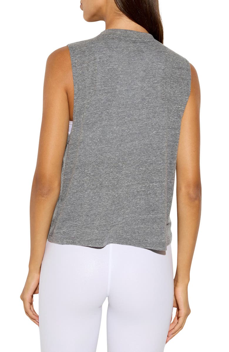 Spiritual Gangster High Vibe Muscle Tank, Alternate, color, Heather Grey