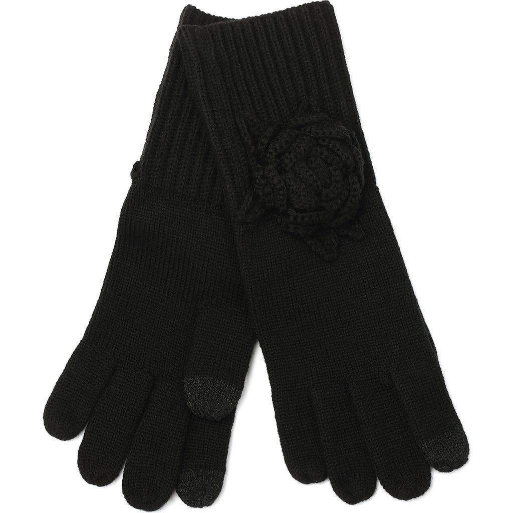 Kate Spade New York Park Roses Gloves In Brown