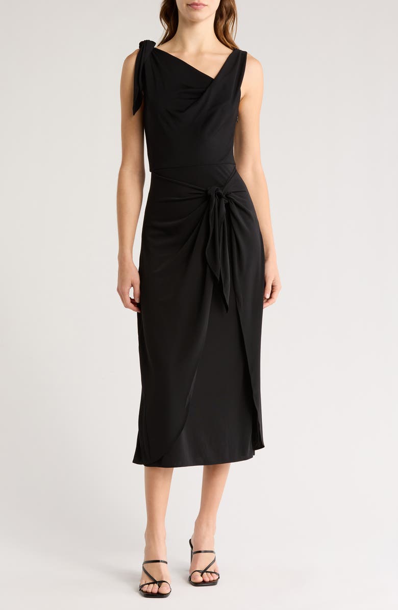 Cinq à Sept Odin Drape Detail Dress, Main, color,