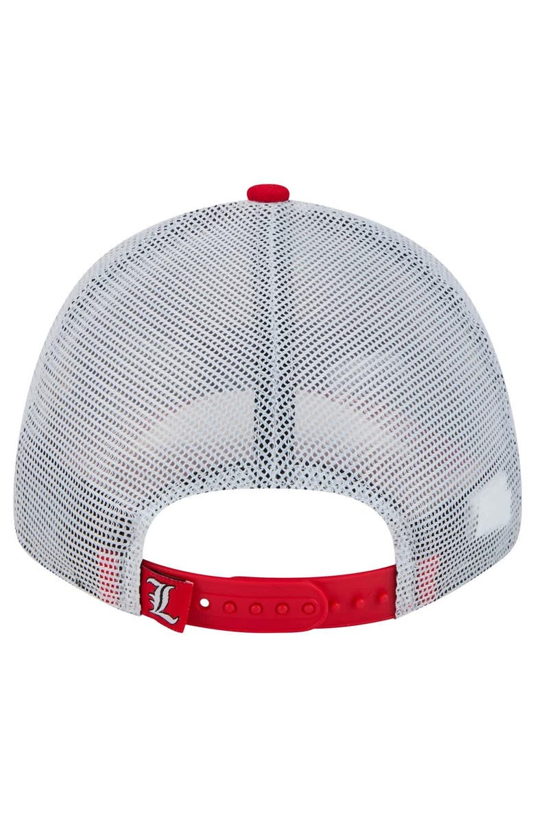New Era Men's New Era  Red Louisville Cardinals Trucker 9FORTY Adjustable Hat, Alternate, color, 