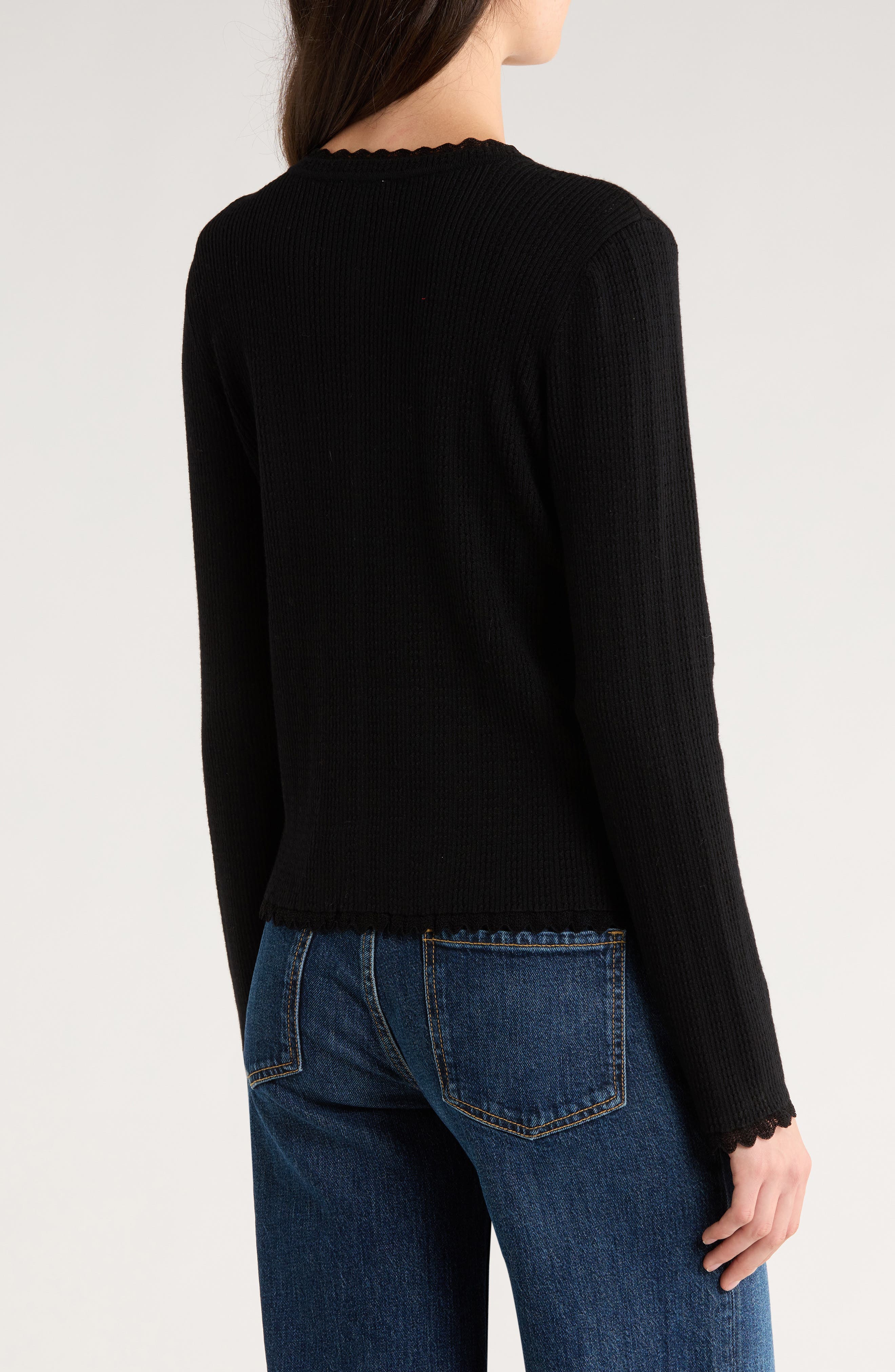 Pointelle Cardigan - image 2