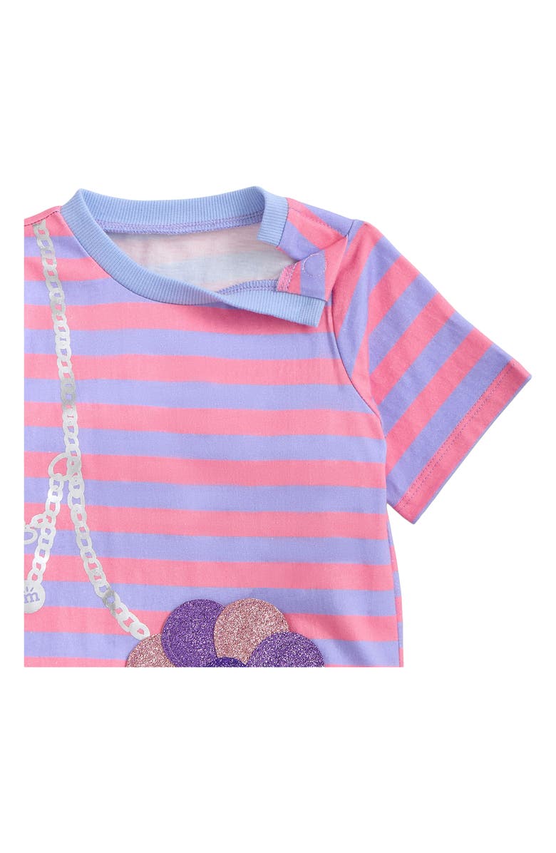 Magnetic Me Kids' Fidget Stripe T-Shirt & Shorts Set, Alternate, color, 