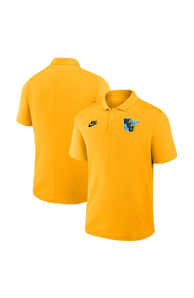 Nike Men's Nike Gold West Virginia Mountaineers Vault Victory Dri-FIT Polo, Main, color, Gold