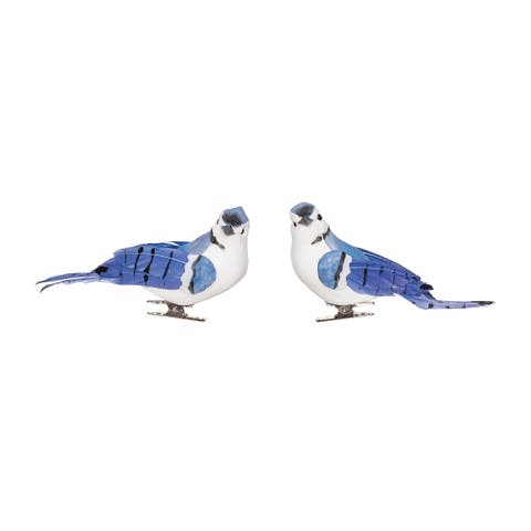 Blue Jay Clip Ornaments A/2