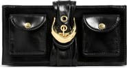 Alexis Bittar Buckle Leather Clutch