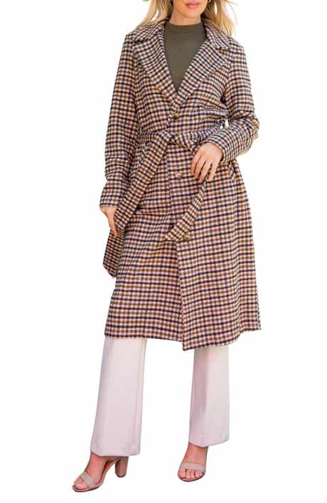 Stoosh Tie Waist Longline Coat