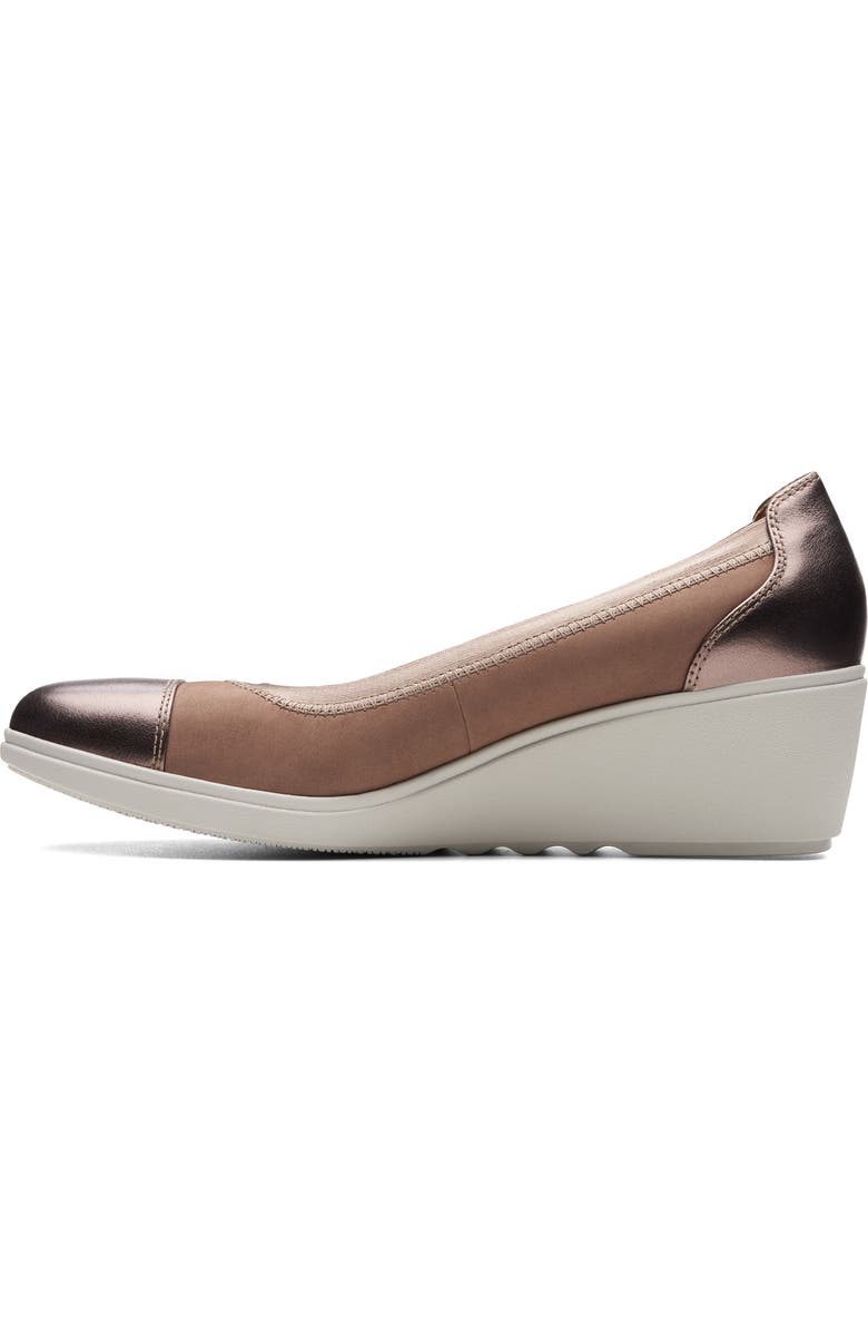 Clarks<sup>®</sup> Unstructured Tallara Liz Wedge Pump, Alternate, color,