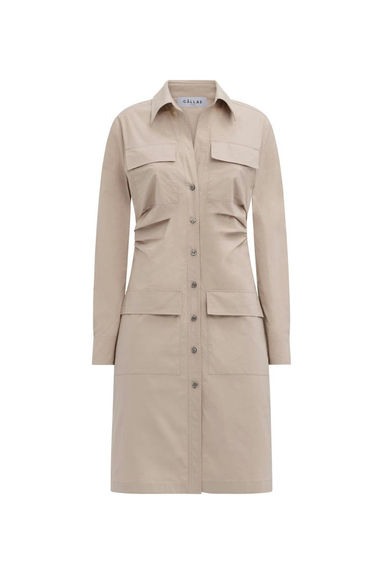 MARRAKECH Shirt dress, Main, color, Beige