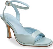 CHASE AND CHLOE Open Toe Ankle Strap Sandal