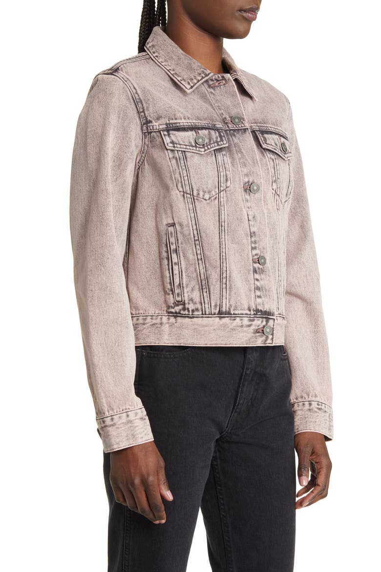 Hay Denim Jacket, Alternate, color, WASHED PINK