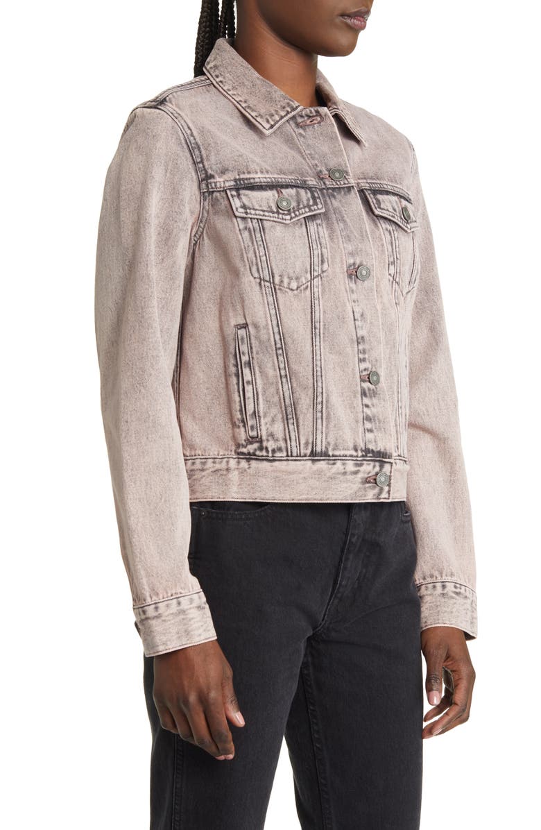 AllSaints Hay Denim Jacket, Alternate, color,
