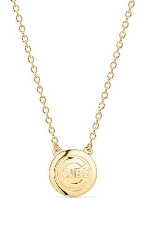 x The MLB Chicago Cubs Logo Charm Necklace