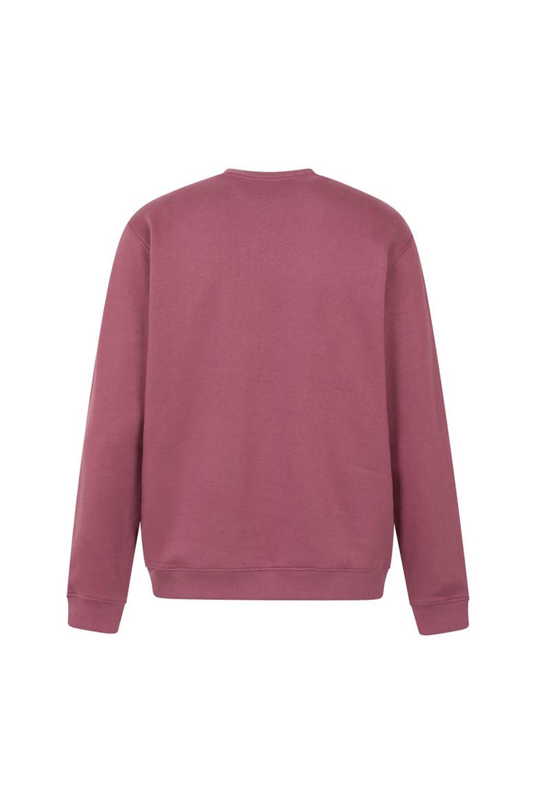 Mountain Scene Sweatshirt, Alternate, color, Burgundy