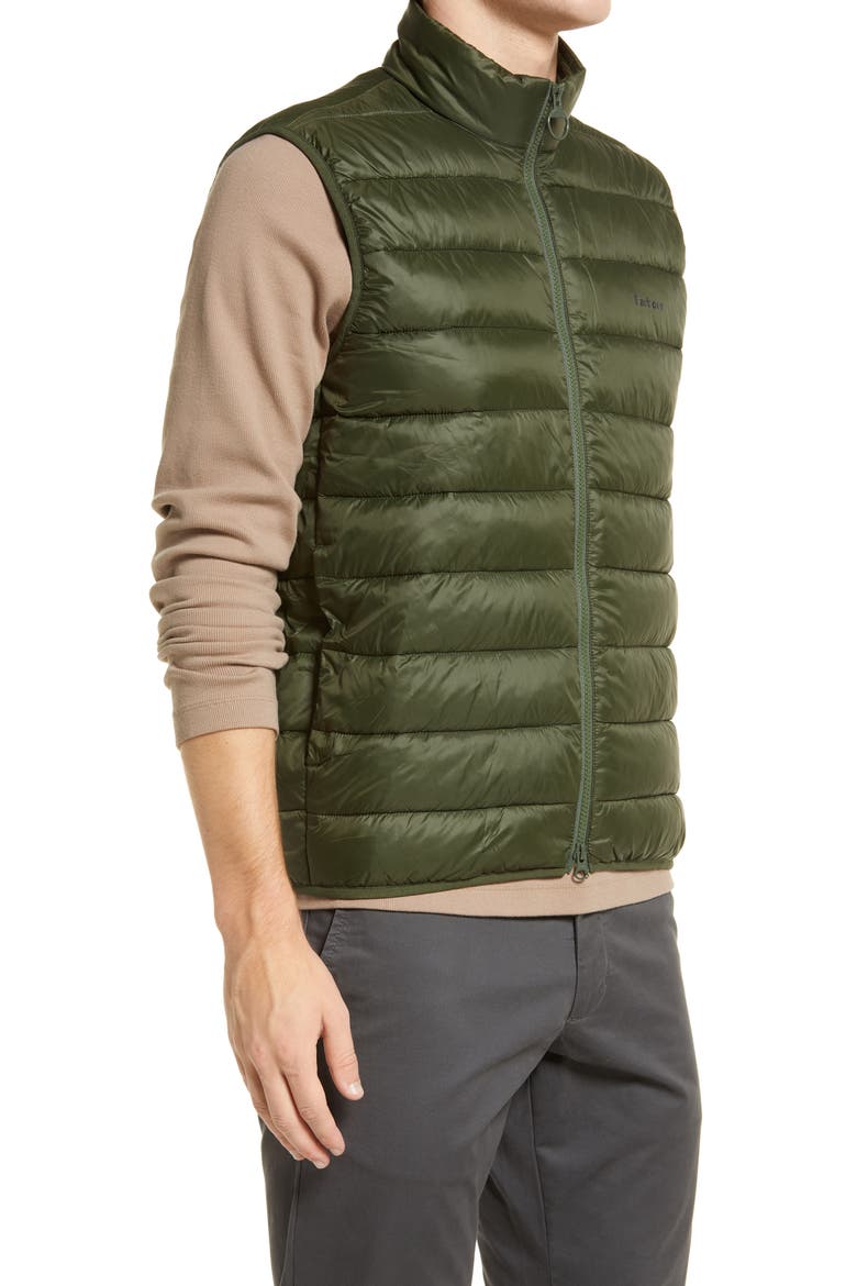 Bretby Quilted Vest, Alternate, color, OLIVE