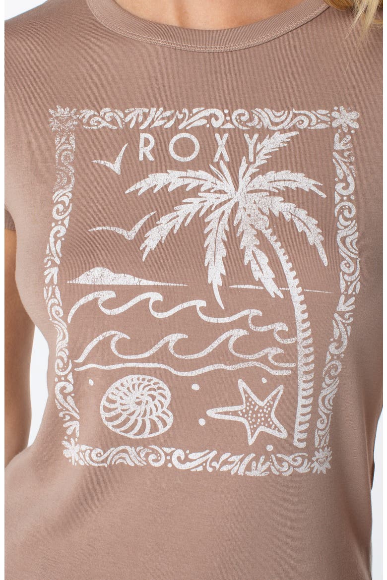 Palms Post '90s Cotton Graphic T-Shirt, Alternate, color, GINGER SNAP