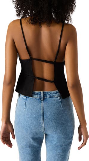 売れ筋商品|||スティーブ マデン カットソー トップス レディース Women's Strappy Teigan Tank Top Black Steve Madden Teigan Strappy Camisole | Nordstrom